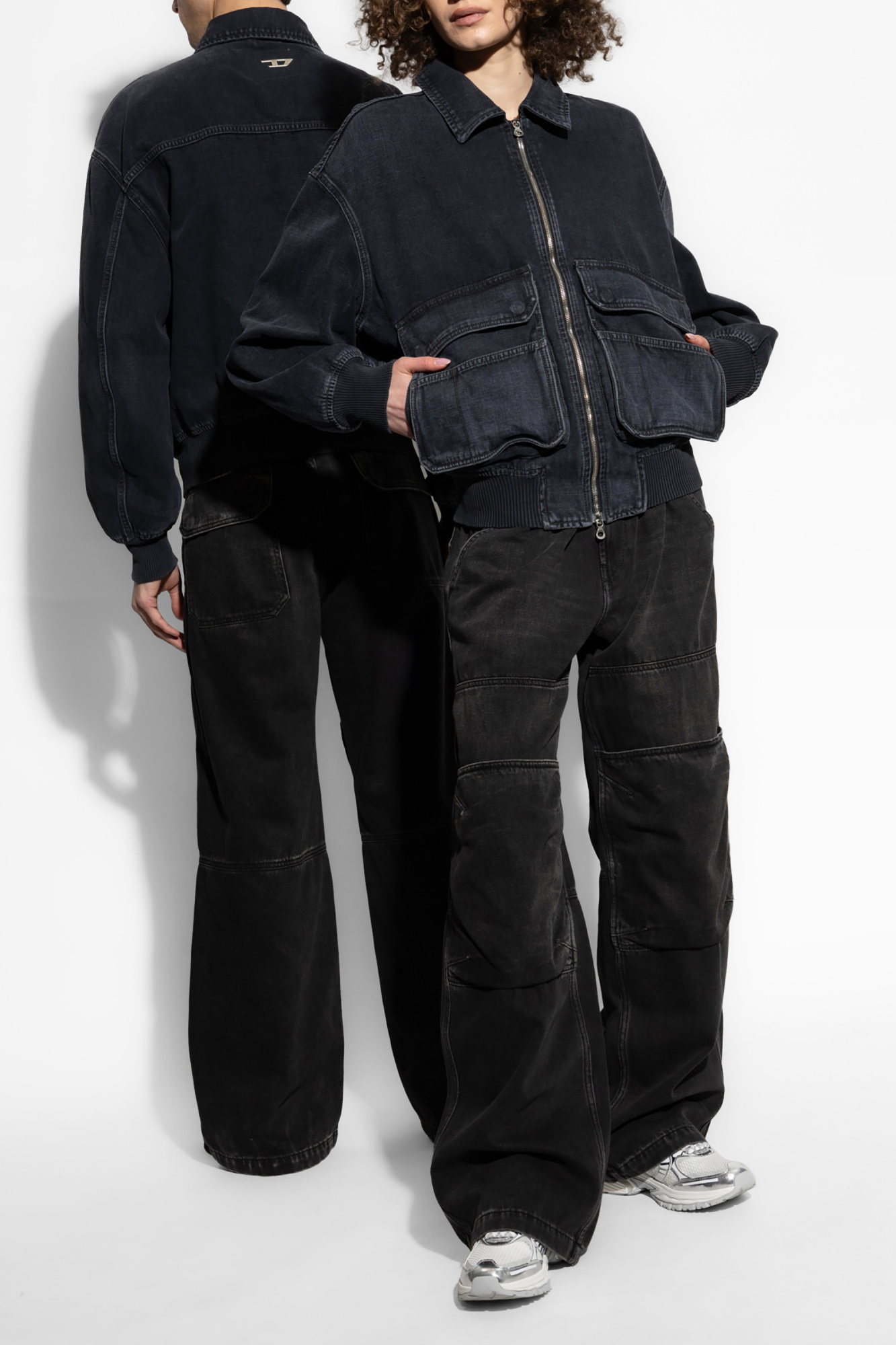 Black Denim jacket D-KURZ Diesel - Vitkac France